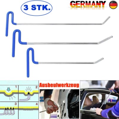 Dellenhebel Set 3 Dellenhebel Ausbeulwerkzeug PDR Dellenlifter Ausbeulset NEU
