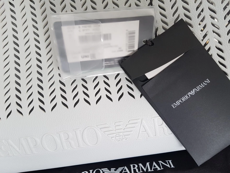 Emporio Armani Myea Medium Perforated Tote Shopping Bag Brand New Full Set - Image 4 of 4