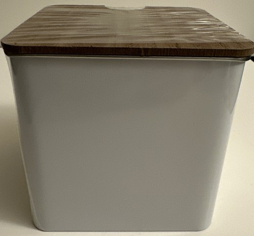 Storage Boxes: Metal Boxes With Wood Lids; Small Inside Large - Picture 2 of 5