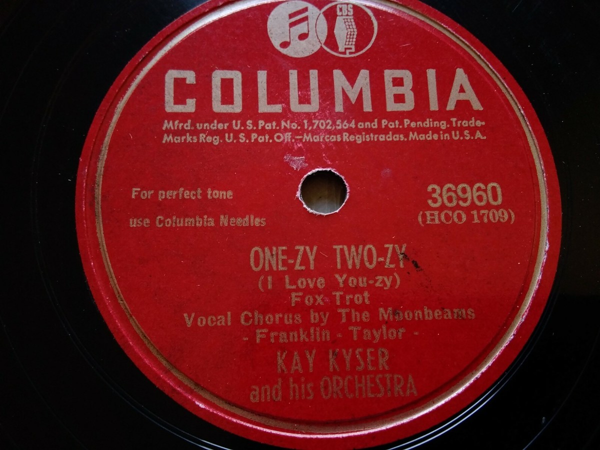Kay Kyser 78rpm Single 10-inch Columbia Records #36960 One
