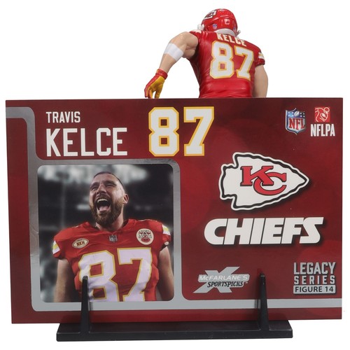 Travis Kelce NFL 7" Figure McFarlane SportsPicks 2024 Kansas City Chiefs - Picture 3 of 3