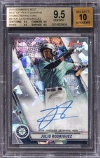 2019 Bowman’s Best Julio Rodriguez Atomic Refractor Auto /25 Bgs 9.5 10 True Gem
