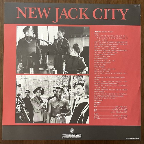 free shipping new jack city laserdisc obi japan press wesley snipes ice t - Afbeelding 3 van 8