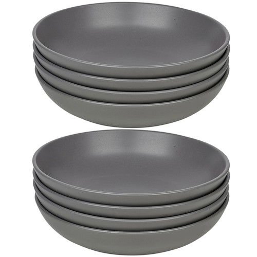 Coloured Stone Ceramic Pasta Bowls Dinnerware Crockery Dining Microwave Safe Set - Picture 16 of 21