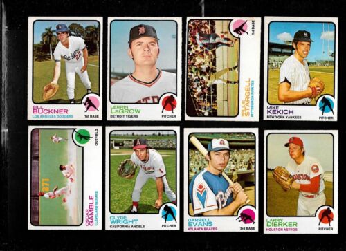 1973 OPC 73 O PEE CHEE MLB BASEBALL CARD ERROR & VARIATION 265-396 SEE LIST - Picture 206 of 249