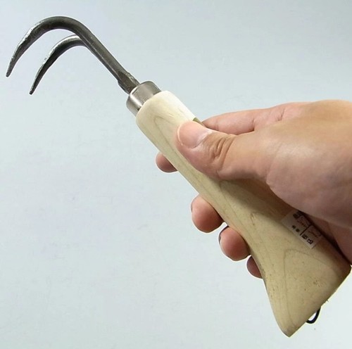 Bonsai Root Hook 2 Prong Kaneshin Bonsai Tools #57 japan 210mm 8.26")