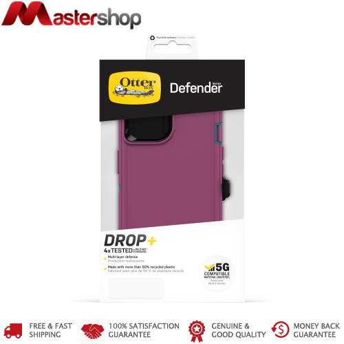 Otterbox Defender Tough Case iPhone 14 Plus 6.7 inch Pink - Picture 5 of 7