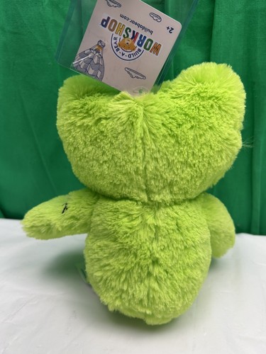 Build A Bear Buddies Zombie grüner Frosch 10 Zoll Plüsch 2022 BAB Halloween NEU IN HAND - Bild 4 von 7