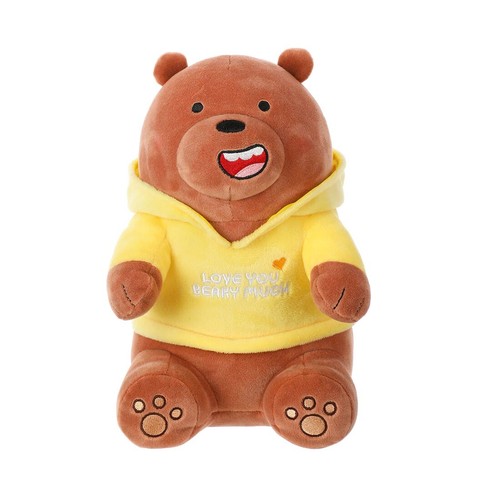 Miniso X Cartoon Network We Bare Bear weiches Stofftier Plüschpuppe Spielzeug mit Hoodie - Bild 1 von 12