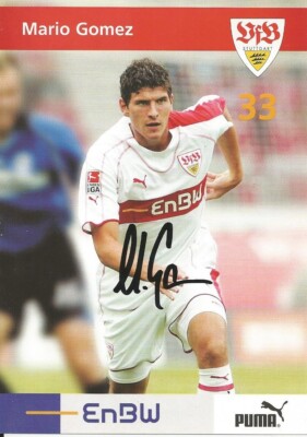 Mario Gomez - VFB Stuttgart - Saison 2005/2006 - Autogrammkarte