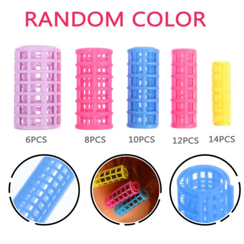 Hair Perm Rods Self Grip Cling Hair Curlers Roller Volumizing Clips