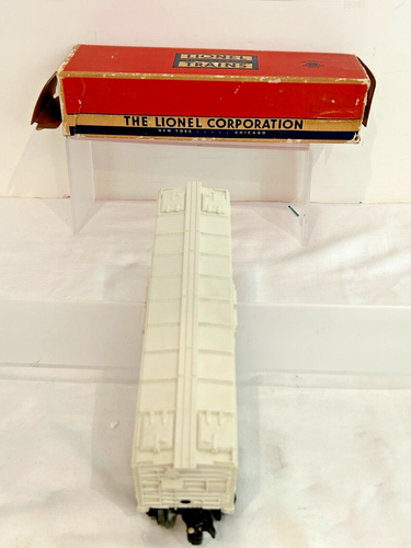 LIONEL 6482 #1 FRIGO AUTO ~SCARSO~VINTAGE ~NUOVO ~BLT-'57 SCATOLA ORIGINALE - Foto 4 di 6