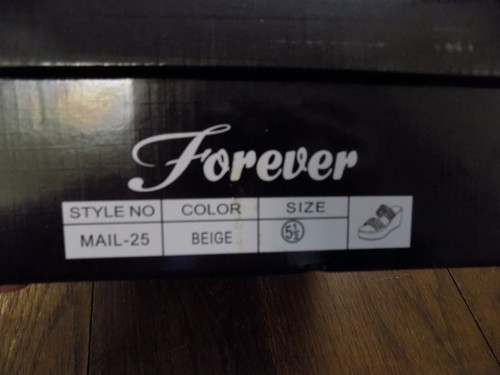 Forever Open Toe Cork Platform Wedge Jeweled Rhinestones Slides Sandals 5.5 NIB - Picture 7 of 7
