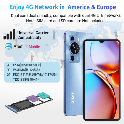 2025 Factory Unlocked Cell Phone 4G Android Smartphone Cheap 8Core 2SIM 6.6 Inch - Picture 8 of 14