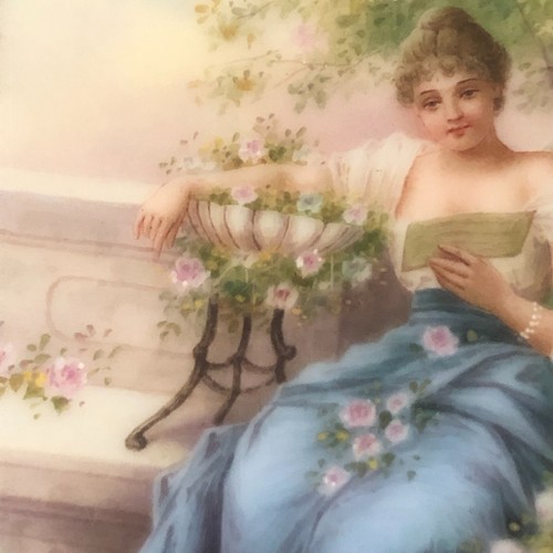 Schöner Ambrosius Lamm Dresden Teller mit Goldbesatz #4 - Bild 12 von 17