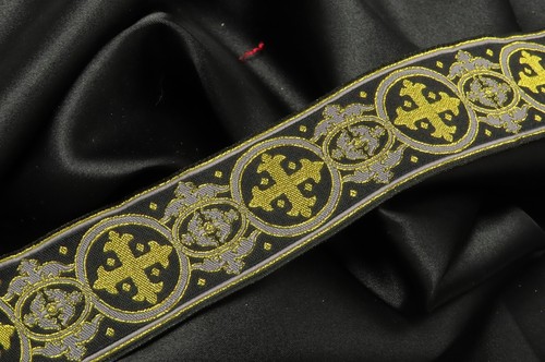 Borde litúrgico religioso Excelsis cinta jacquard 38 mm o 63 mm - Imagen 3 de 27