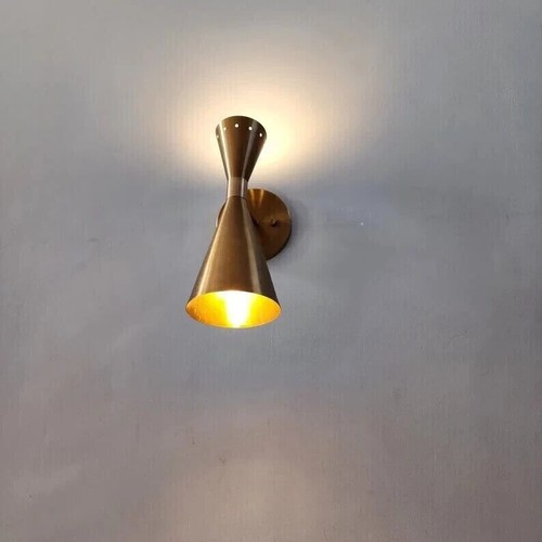 Wall Mid Century Modern Raw Brass Sputnik chandelier light Fixture - Picture 3 of 7
