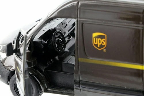 1:48 43 Mercedes-Benz Sprinter 2019 UPS Van Detailed Diecast Scale Model - Picture 2 of 7