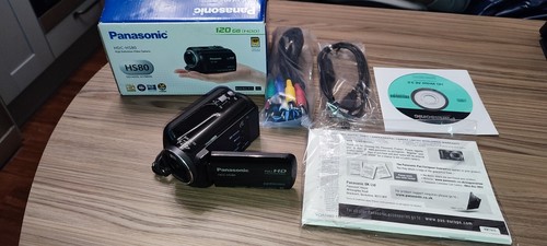 Panasonic HDC-HS80 HD Camcorder - Black 120GB HDD, 42x Optical Zoom