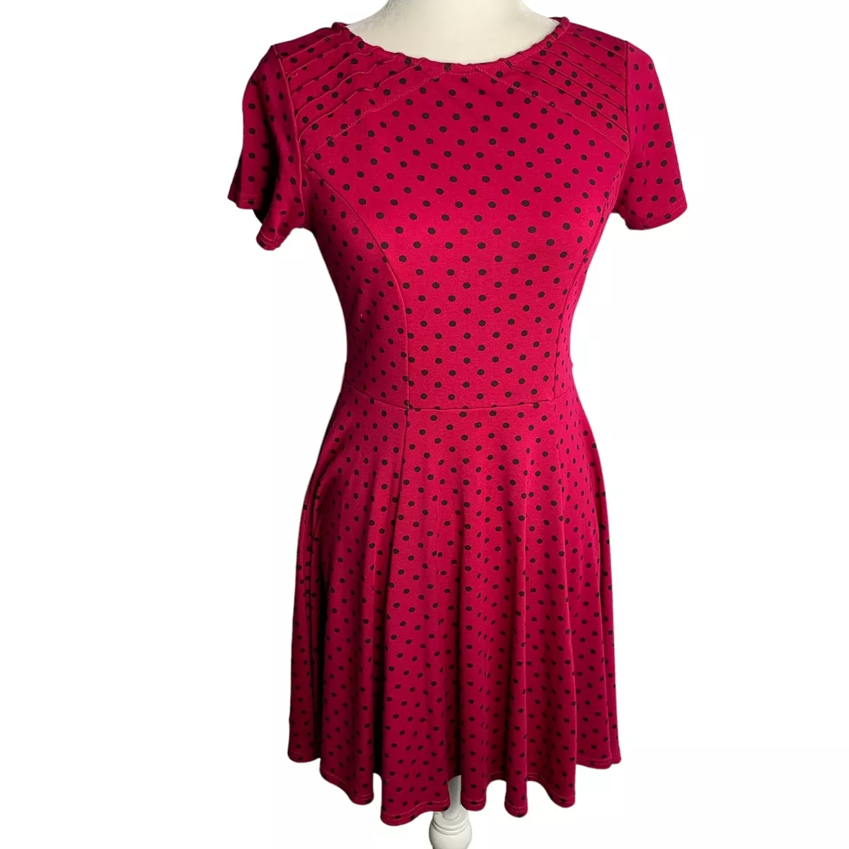 Fuchsia top swing dress