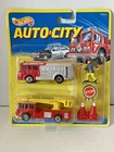Vintage Hot Wheels Auto City Fire Rescue set Simon Snorkel 1994
