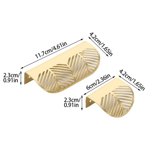 Leaf Shape Cabinet Pulls Handle Cabinet Handle Knob Dresser Knob 1Pc Vintage - Picture 13 of 15
