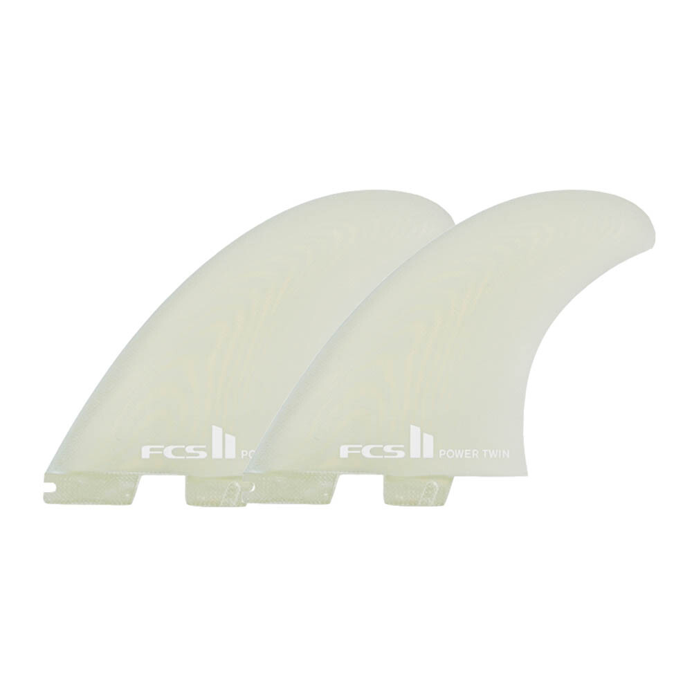 QUILLAS FCS II POWER TWIN PG - FCS II Power Twin PG CLEAR Fins QUILLAS FCS II POWER TWIN PG - FCS II Power Twin PG CLEAR Fins