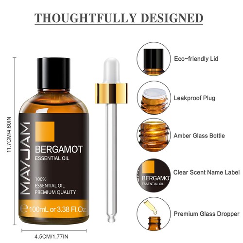 MAYJAM 100ml Essential Oils 100% Pure Natural Therapeutic Grade Oil Aromatherapy - Picture 47 of 246