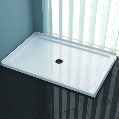 Shower Base Square Durable Acrylic Fiberglass Waterproof Tile Lip Various Sizes - Picture 17 of 25