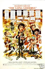 The long goodbye Elliott Gould cult movie poster print