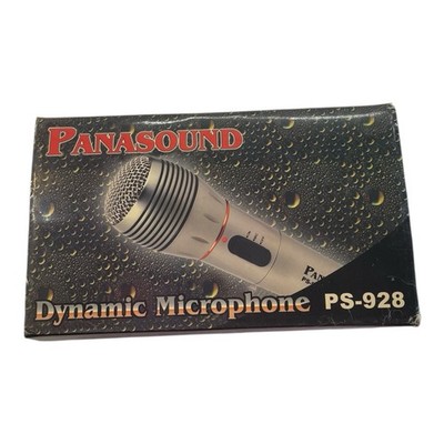 Vintage Panasound Ps-928 Proffesional Dynamic Vocal Microphone New Boxed Rare Retro