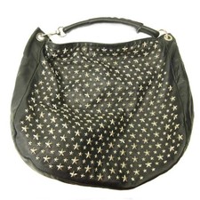 Borsa Jimmy Choo Sky tracolla in pelle nera con borchie da donna (età 14+)