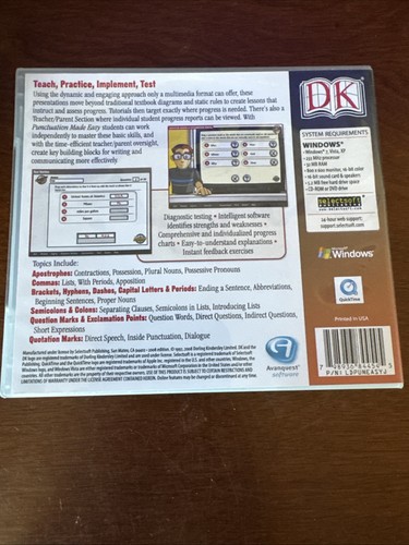 DK Software Punctuation Made Easy - 8110 - Picture 2 of 3