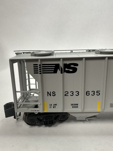 Tren MTH #233658 NORFOLK SOUTH PS-2 2 bahías TOLVA CUBIERTA CALIBRE S envío gratuito C25 - Imagen 7 de 10