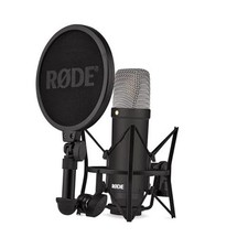 RØDE Condenser Microphone with SM6 Shockmount and Black NT1 Signature Series