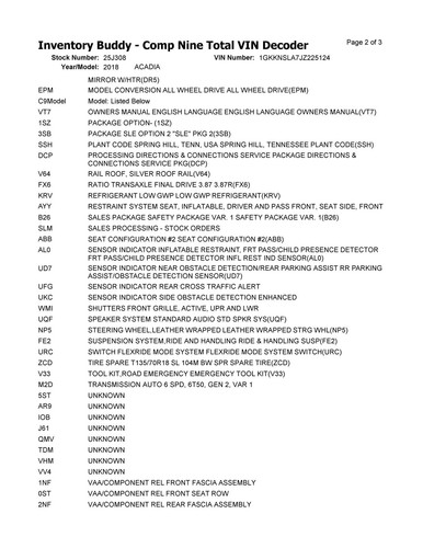 Used Rack and Pinion Assembly fits: 2018 Gmc Acadia  Grade A - Picture 8 of 10