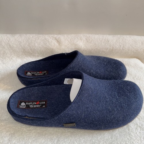 Zapatillas/Zuecos cómodos de lana Haflinger Grizzly Michl NUEVOS talla 15 para hombre-mujer 17 - Imagen 4 de 6
