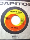BEATLES * 45 * Paperback Writer / Rain * 1966 * VG+ ORIGINAL Orig. CAPITOL Swirl