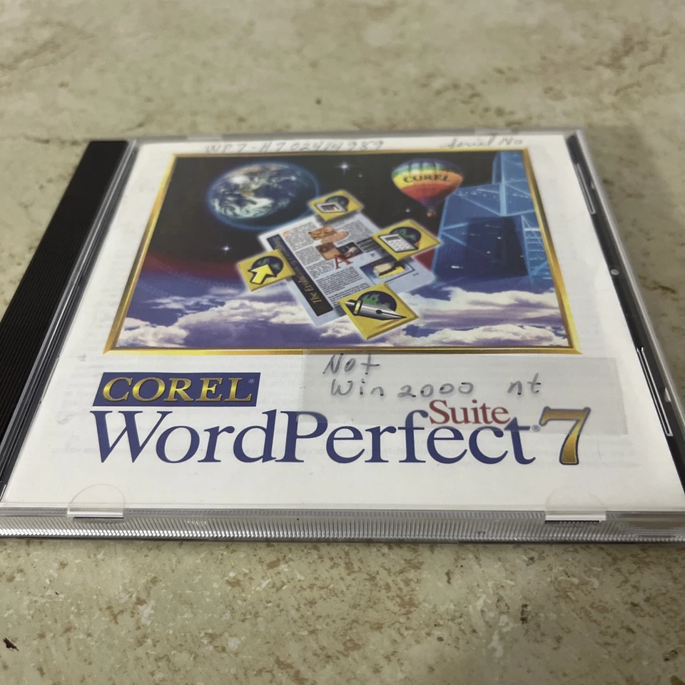 Corel WordPerfect Word Perfect 7 Suite PC / Windows 95 CD-ROM #2 - Image 2 of 4