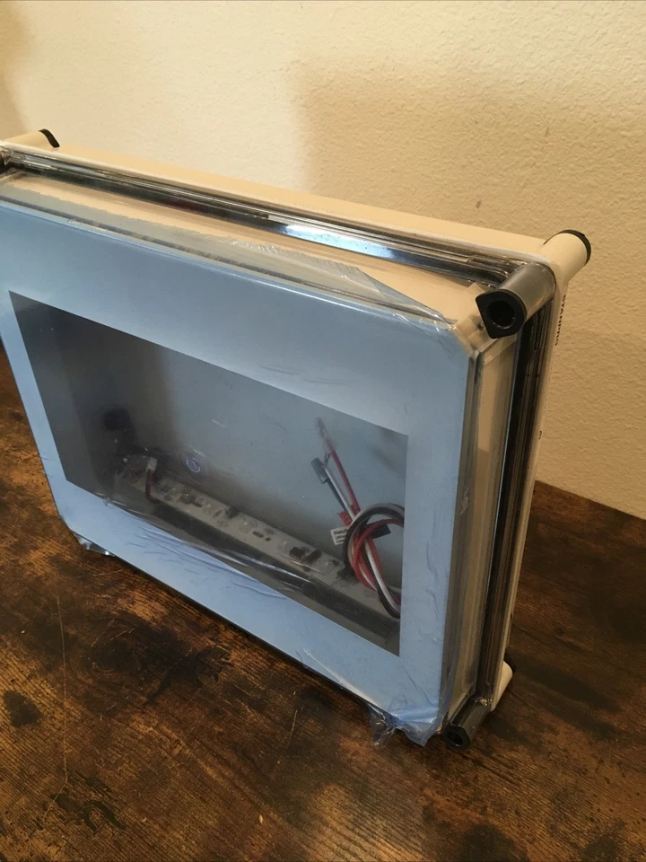 全新 Stanpro RMR1WMGY‐GY1B 防水 LED 出口标志 – NEMA4X – 灰色 Housi — 第 2/4 张图片