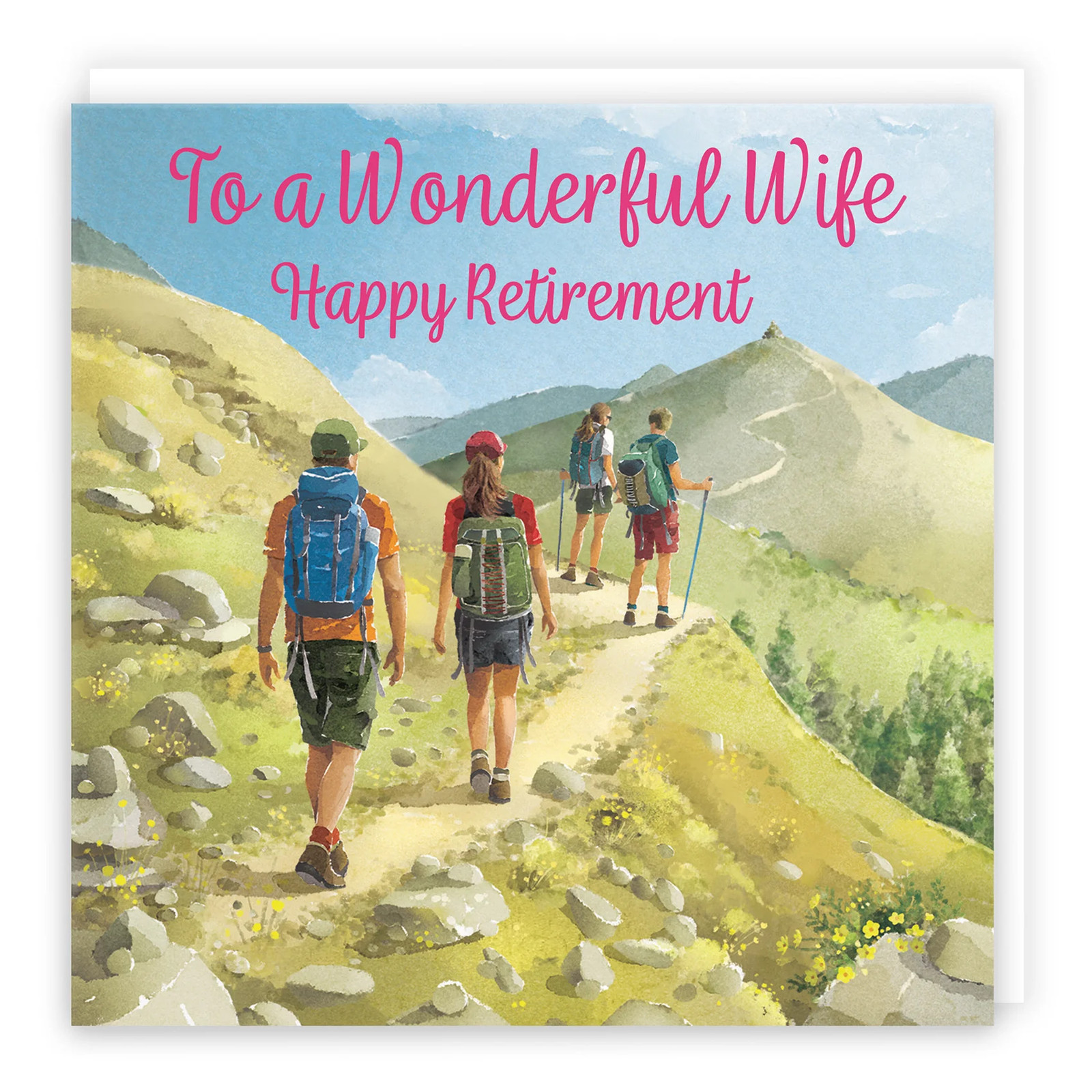Wife Retirement Walking Card Milo's Gallery