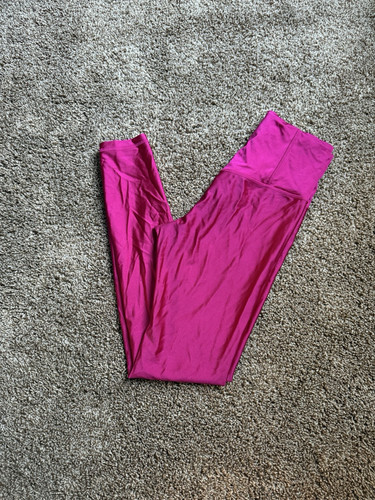 Athleta Elation Shine Tight Lustre Pink Cyclamen Ultra High Rise Legging Small