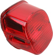 DRAG SPECIALTIES 12-0411D Taillight Lens - Bottom Tag Window - Red