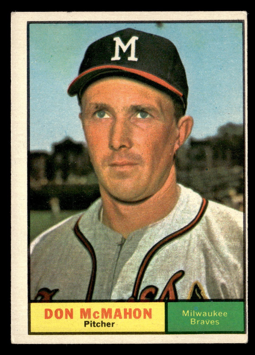 1961 Topps Don McMahon #278 EX Milwaukee Braves
