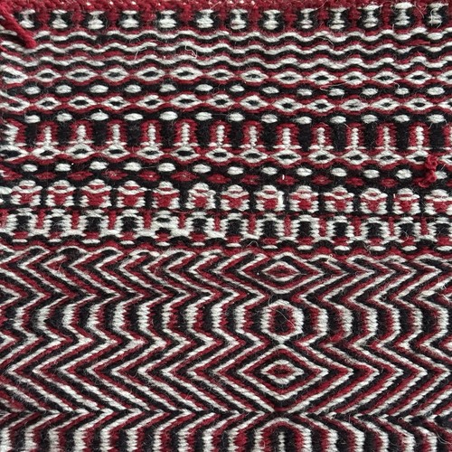 Vintage Navajo Native American Sampler Rug Blanket Coffee Table 13x15” - Picture 5 of 15