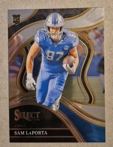 2023 Panini Select - Club Level Sam LaPorta #221 Silver Prizm (RC)