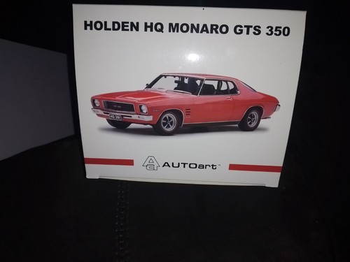 autoart 1/18 Holden HQ GTS 350 Monaro Coupe in Salamanca Red nib - Picture 3 of 9