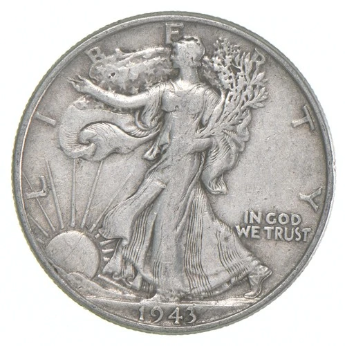1943 XF Walking Liberty Half Dollar 90% Silver *4101