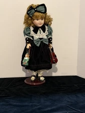 Heritage Collection 18” Porcelain Doll Musician Violin Accessory Victorian