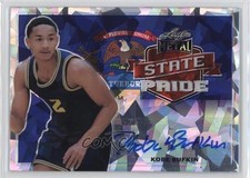 2021-22 Leaf Metal State Pride Silver Crystals Kobe Bufkin #SP-KB1 Auto ms9